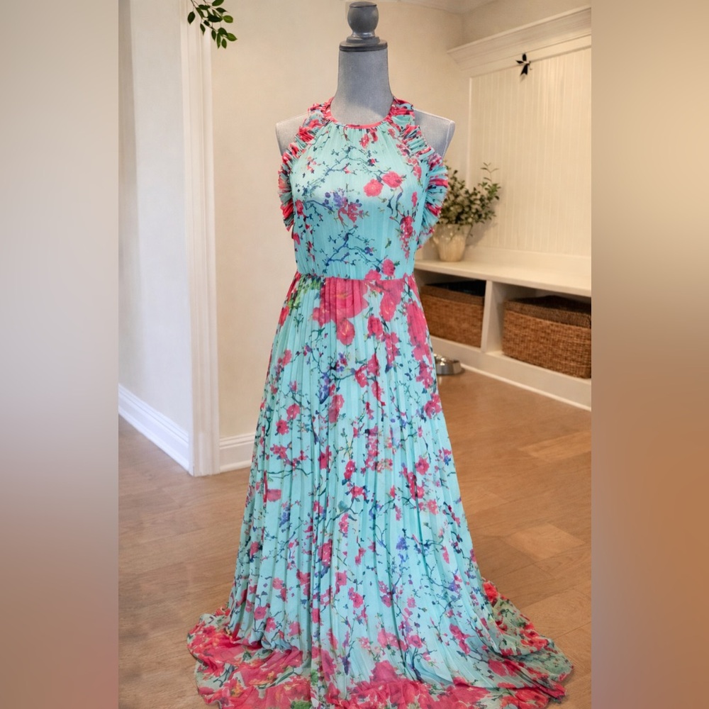 ASOS Teal and Pink Floral Garment - Picture 2 of 12